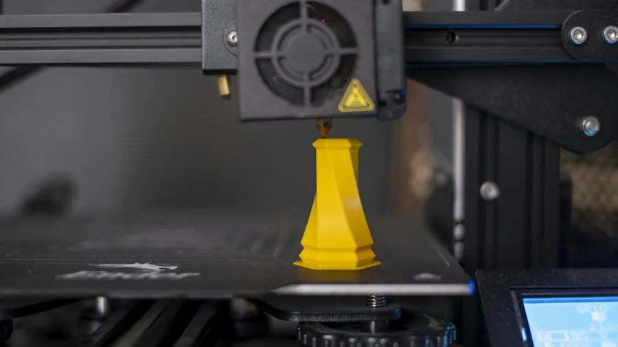 3D printer nozzle head filament change