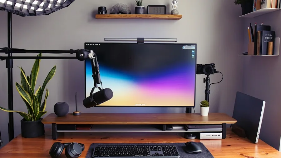 4K OLED monitor professional setup