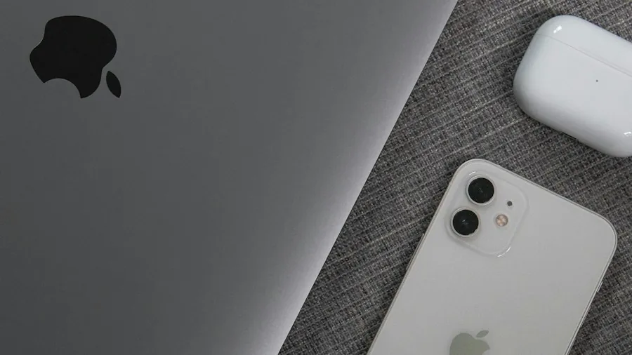 Apple devices connected wirelessly together