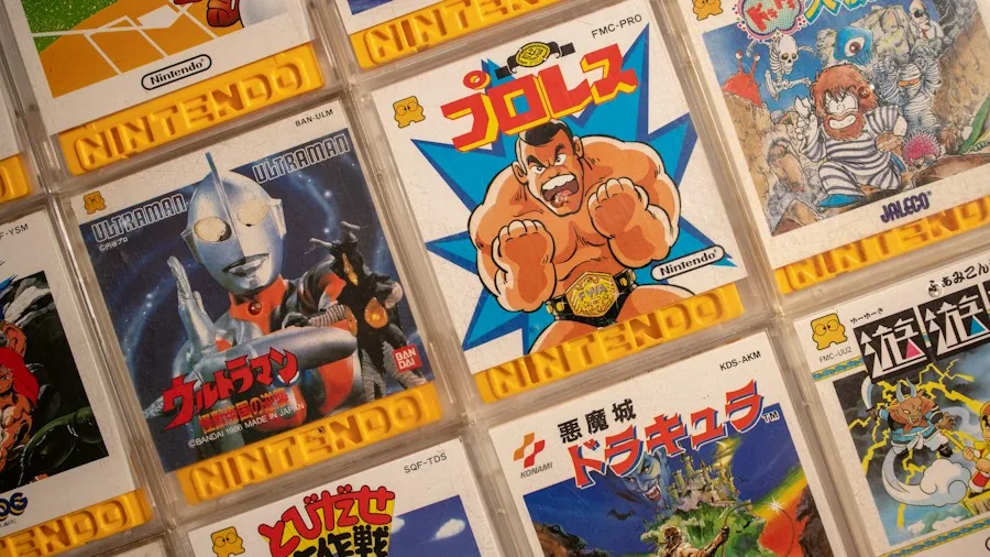 classic video game discs collection