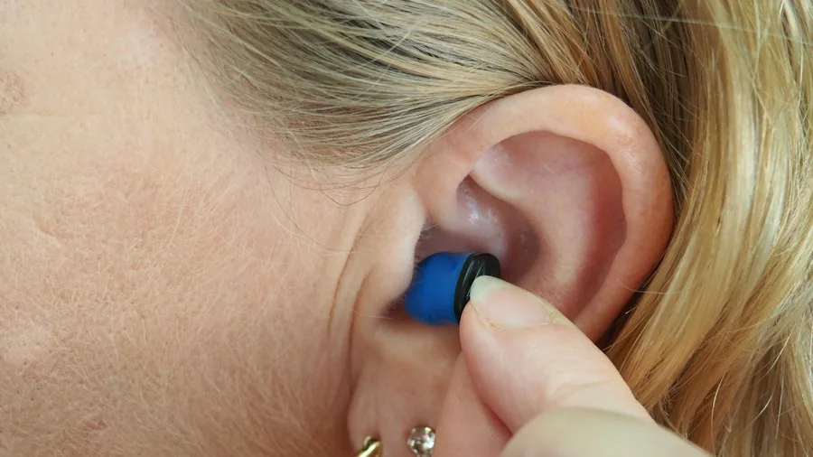 close-up earbuds proper fit seal