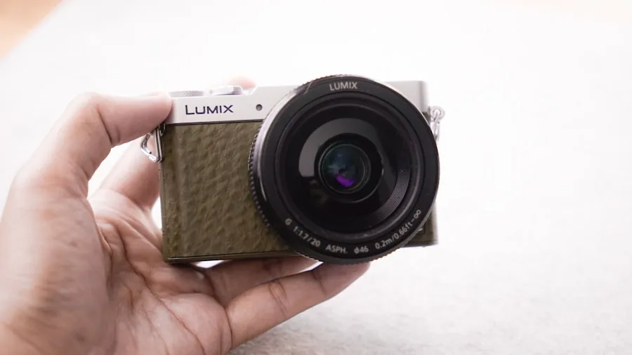 compact camera in natural light