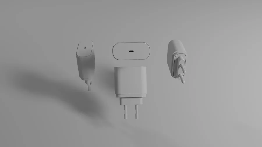 compact fast charger setup