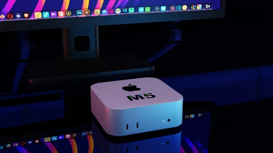 compact mini pc on desk