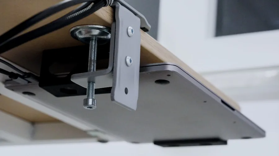computer cable management workspace