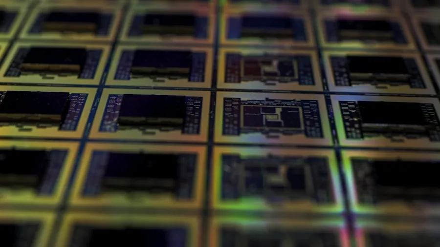 computer memory chip manufacturing facility
