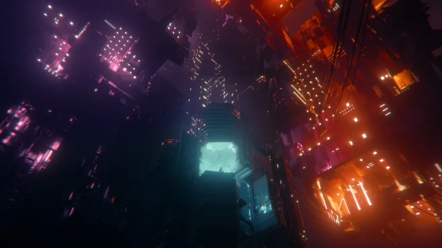 cyberpunk futuristic city environment graphics