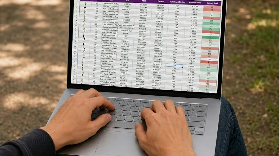 data analysis spreadsheet work