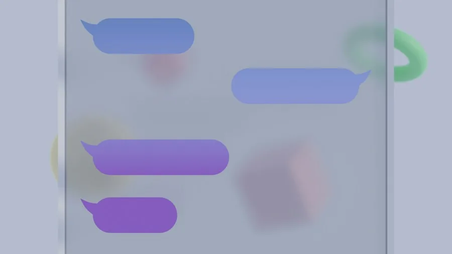dual messaging app interface