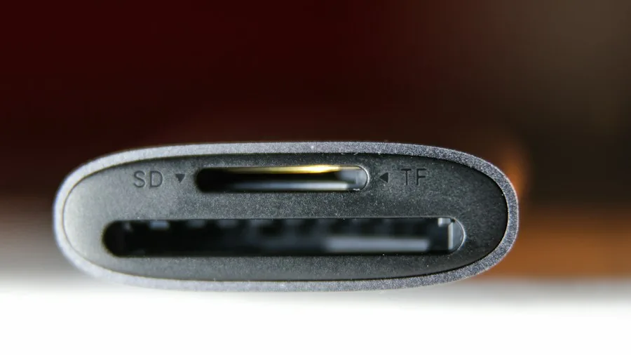 external SSD and storage device close up