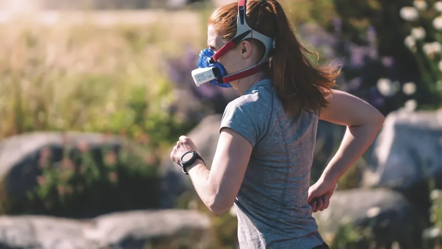 fitness tracker running outdoor
