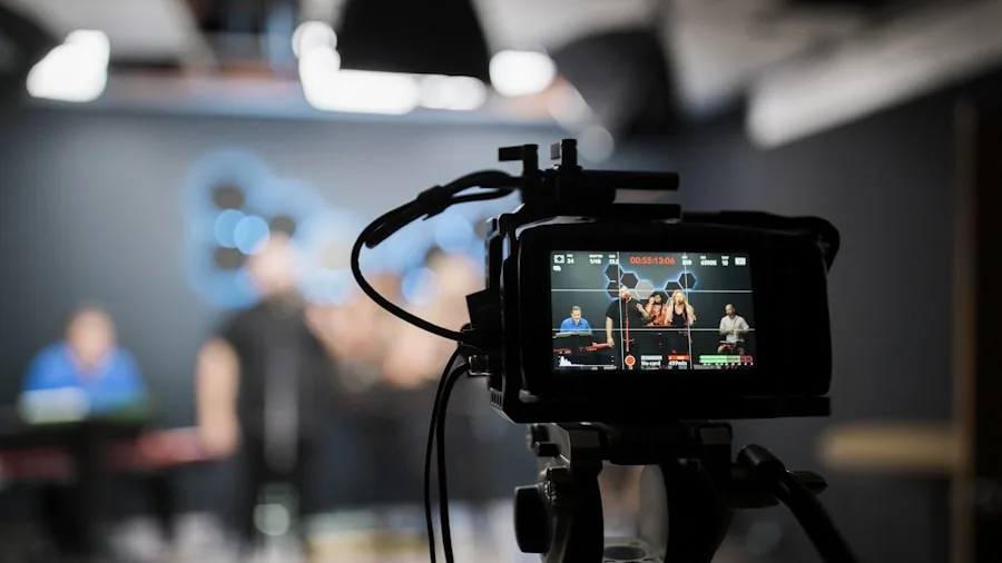 full frame camera video recording setup