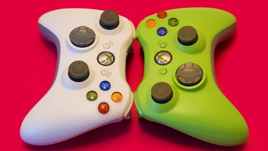 gamer playing Xbox 360 living room