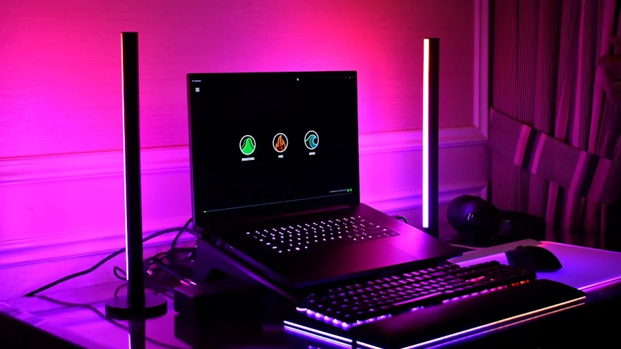 gaming laptop RGB keyboard lighting
