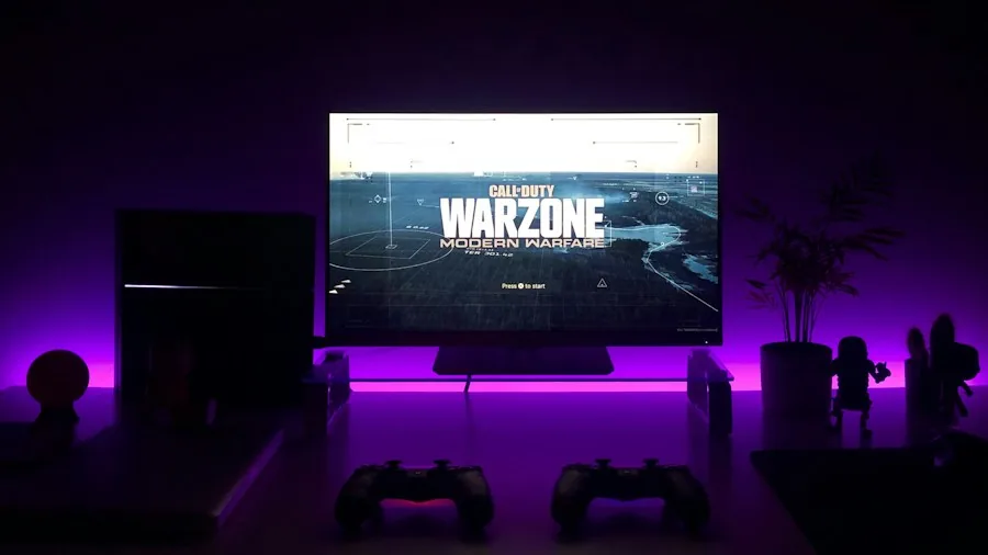 gaming setup with multiple consoles