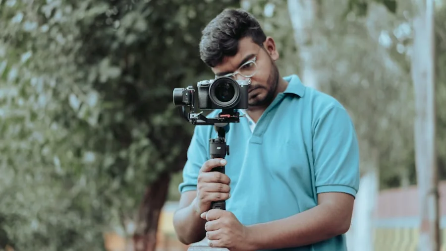 gimbal stabilizer professional camera tracking