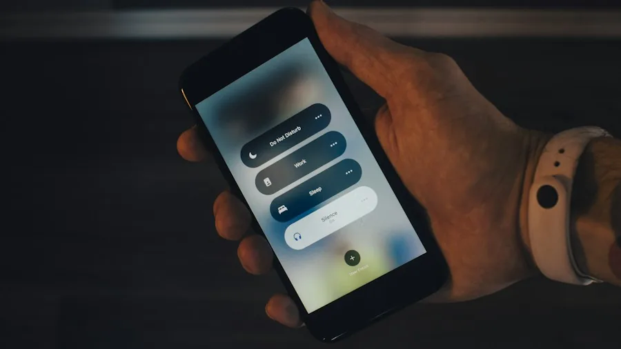 hand adjusting phone bluetooth settings menu