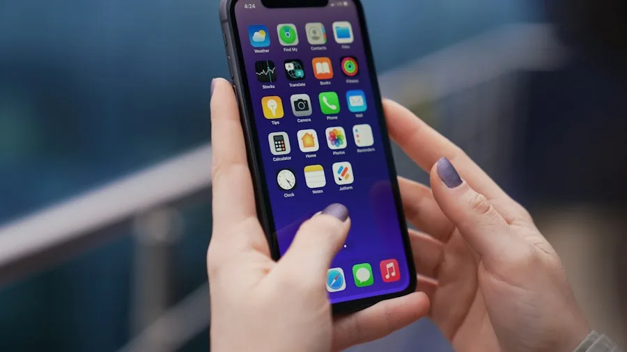 hands holding iPhone showing notification banner
