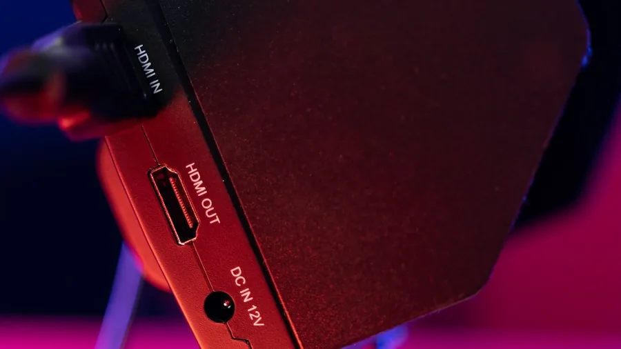 HDMI cable audio connection setup