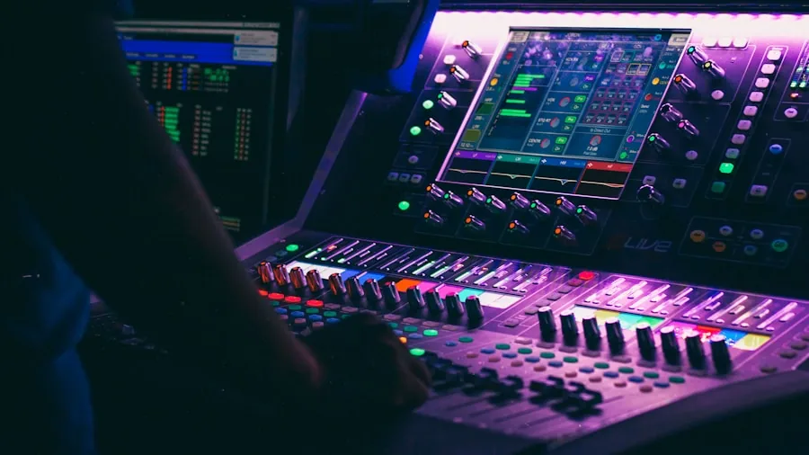 high-quality audio equipment setup