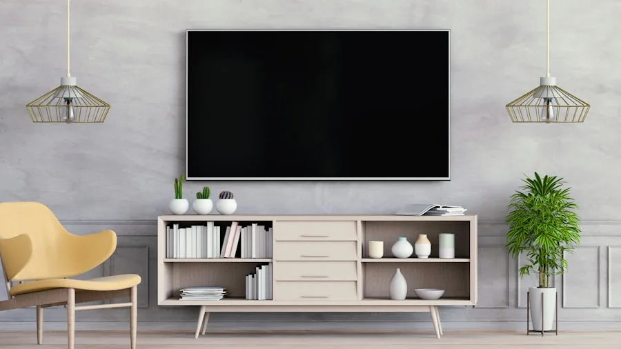 home entertainment setup display cable