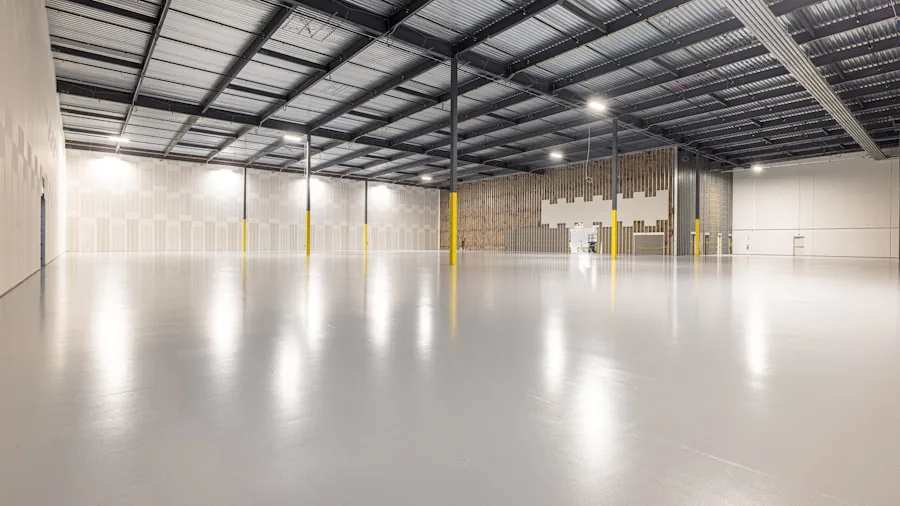 industrial facility open space