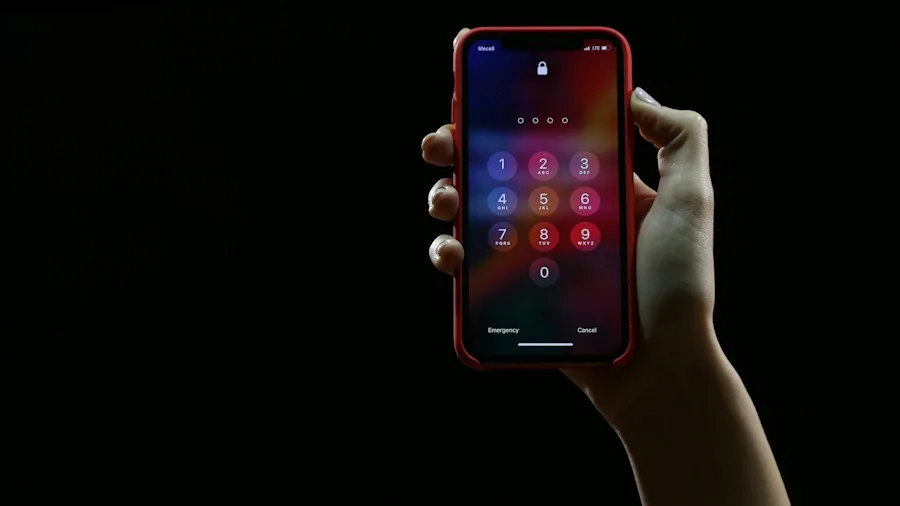 iPhone security lock screen