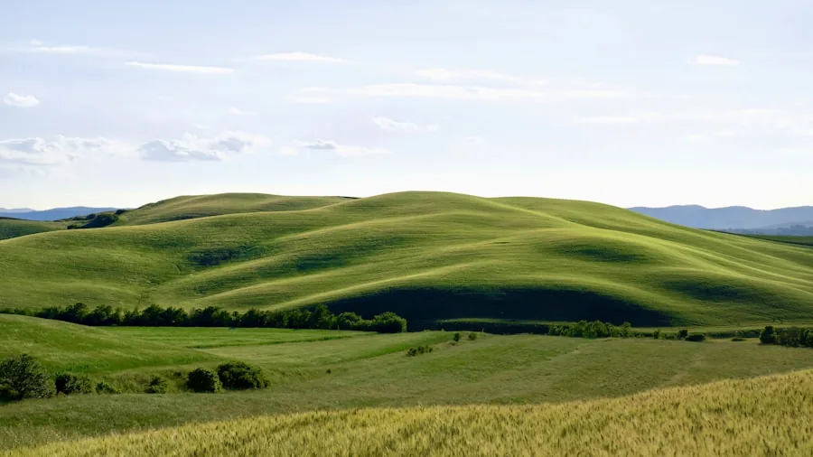 landscape rolling hills fantasy realm