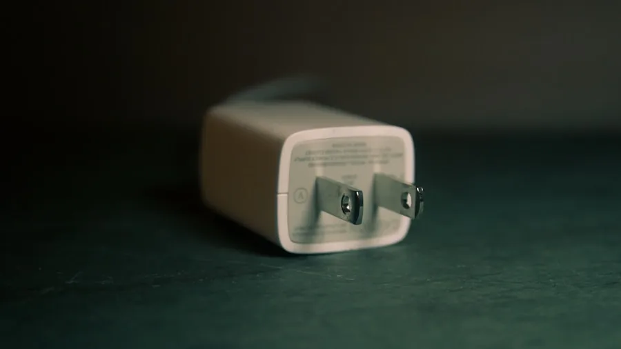 laptop phone chargers side by side