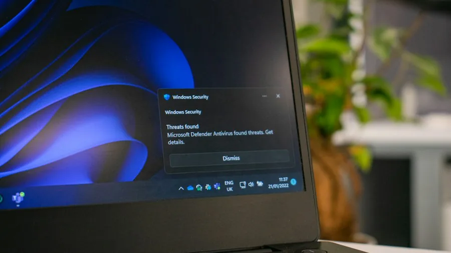 laptop privacy settings screen