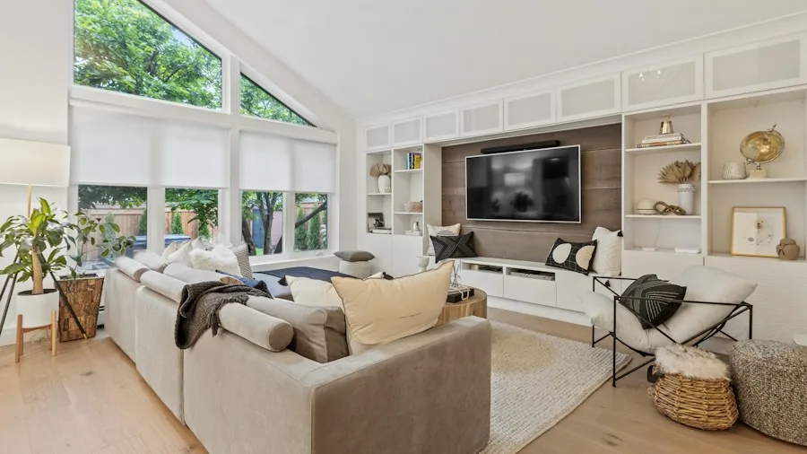 living room smart TV home theater system