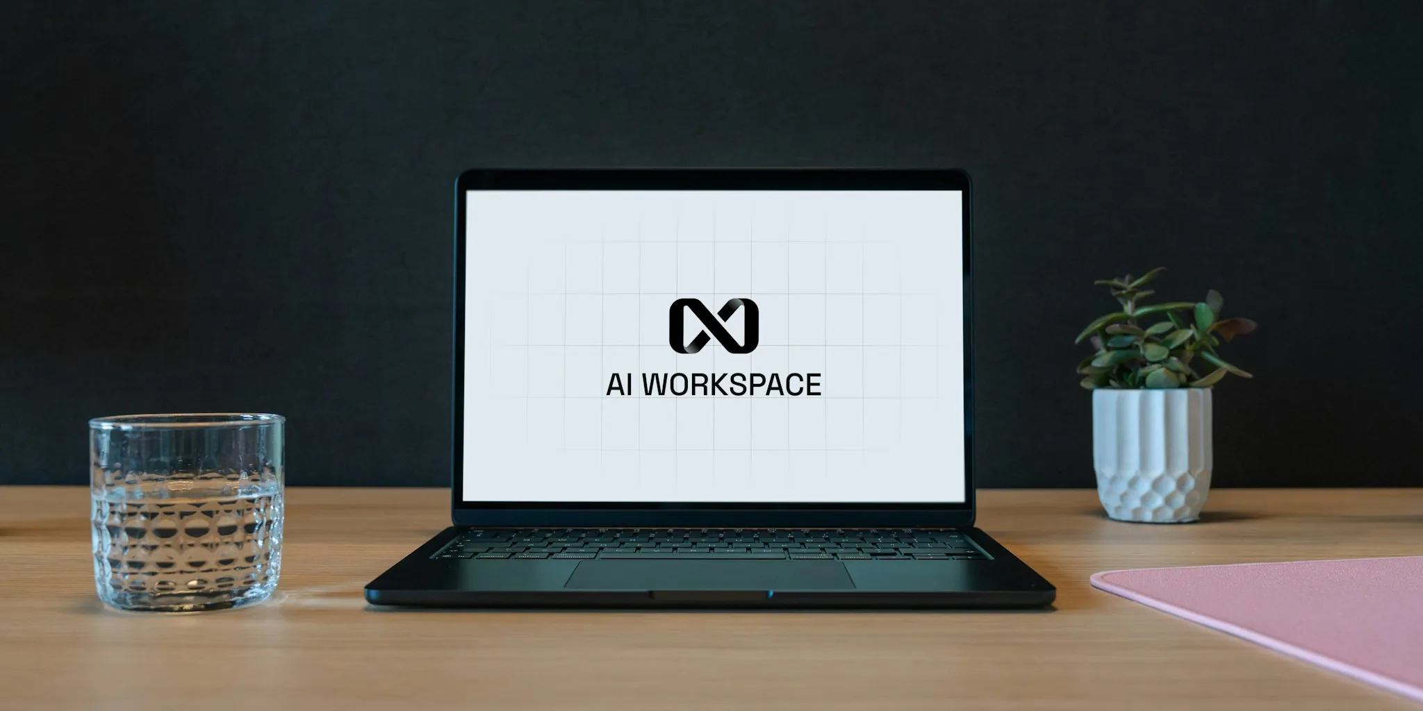 Mac laptop modern workspace