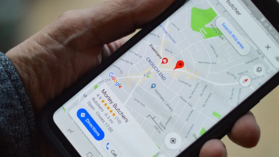 map search results smartphone