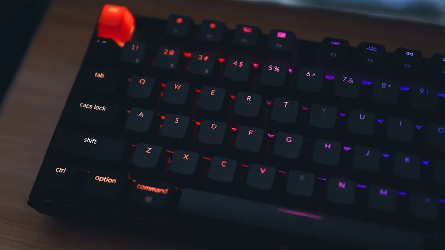 mechanical keyboard RGB lighting