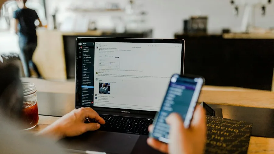 mobile app development programmer workspace