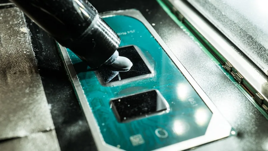 mobile processor thermal testing setup