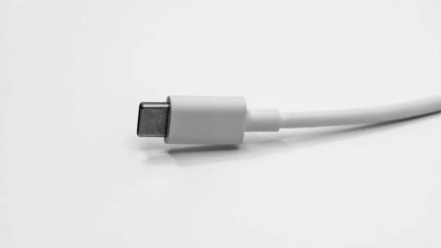 modern USB-C charging cable