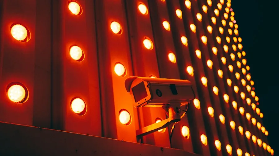 night vision camera monitoring