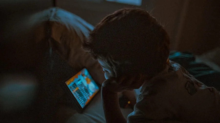 Parent helping frustrated child with low battery smartwatch during daily routine