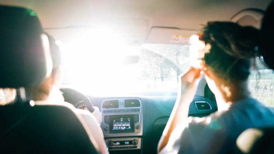 passenger comfort during road trip