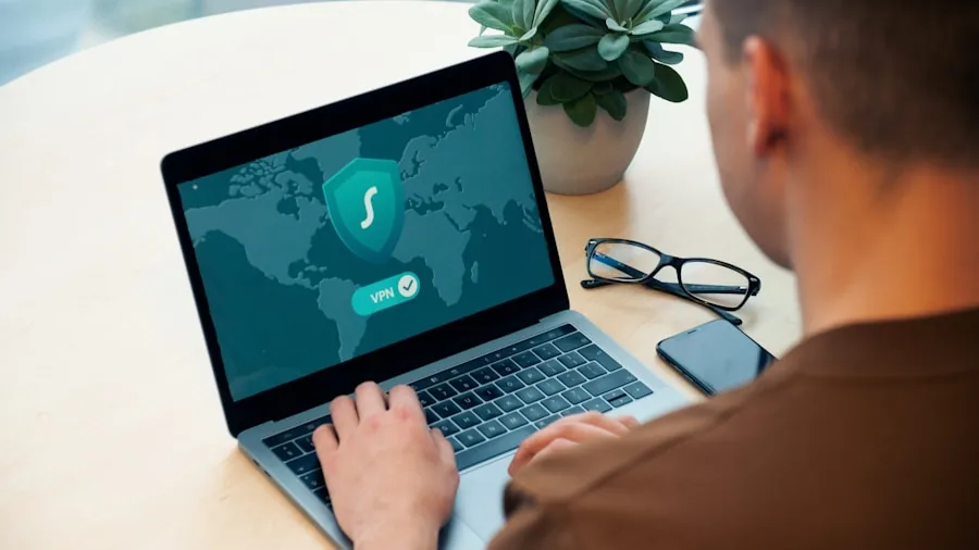person adjusting computer privacy security settings