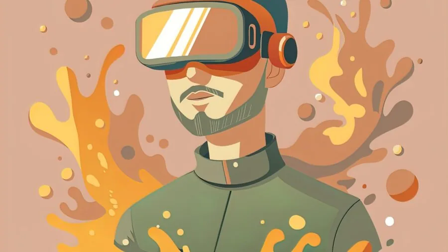 Person listening to music with eyes closed, experiencing rich sound quality and spatial audio in a relaxed setting