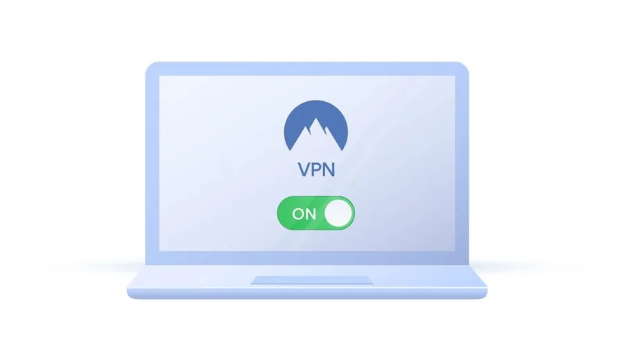 Person setting up home network security system in modern living room