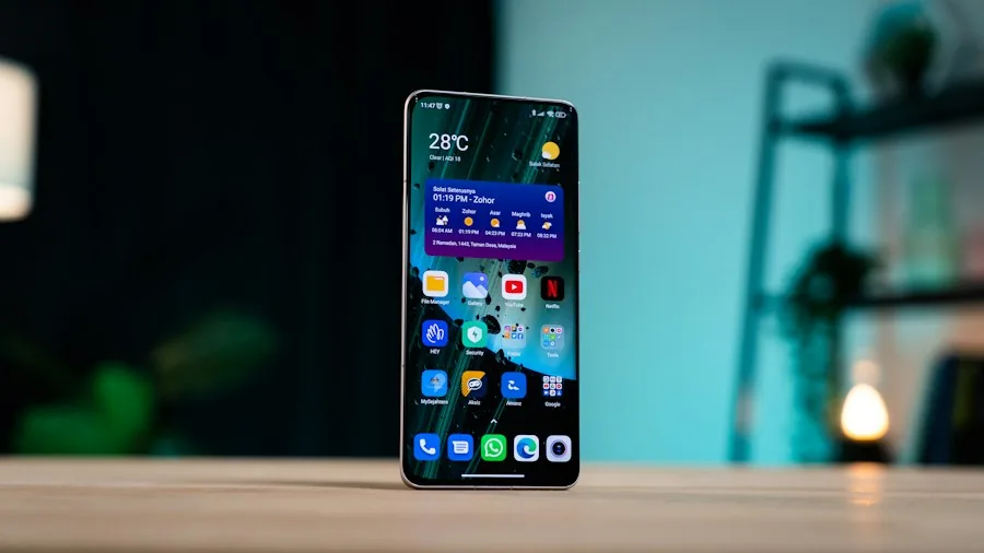 phone display quality demonstration