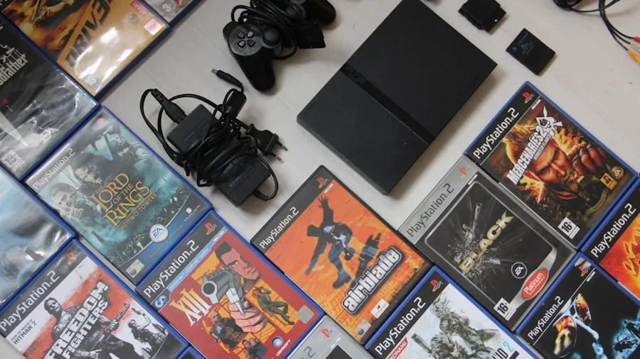 physical game disc collection