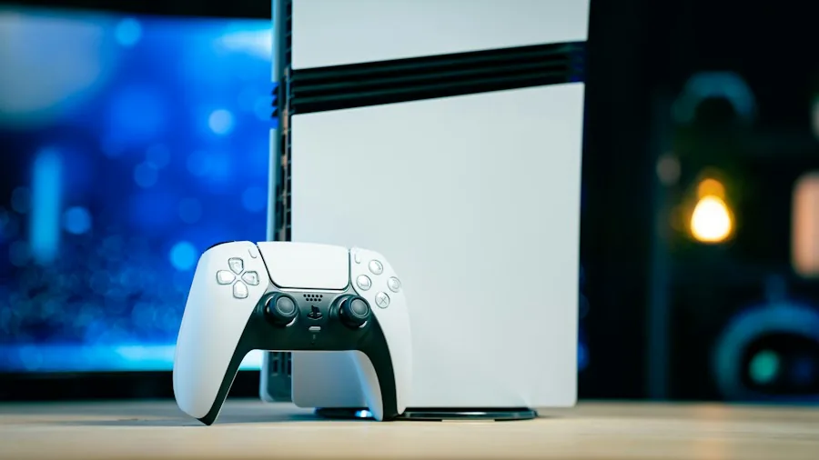 PlayStation 5 console gaming setup