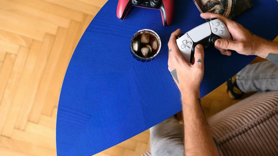 PlayStation 5 living room gaming