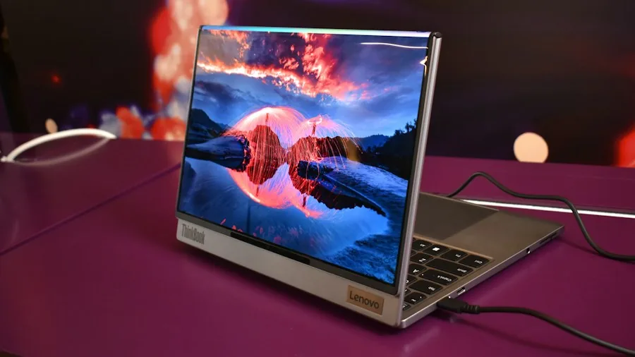 premium aluminum laptop touchscreen display