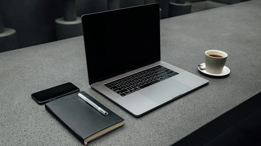premium laptop desk workspace