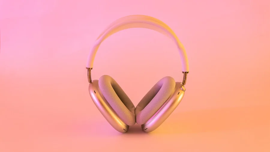 premium over-ear headphones audio equipment